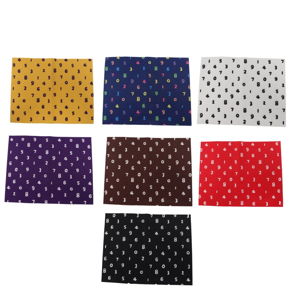 7 Pcs Quilting Fabric 25x20cm DIY Hand Made Craft Waterproof Breathable Stitching Quilting Supplies