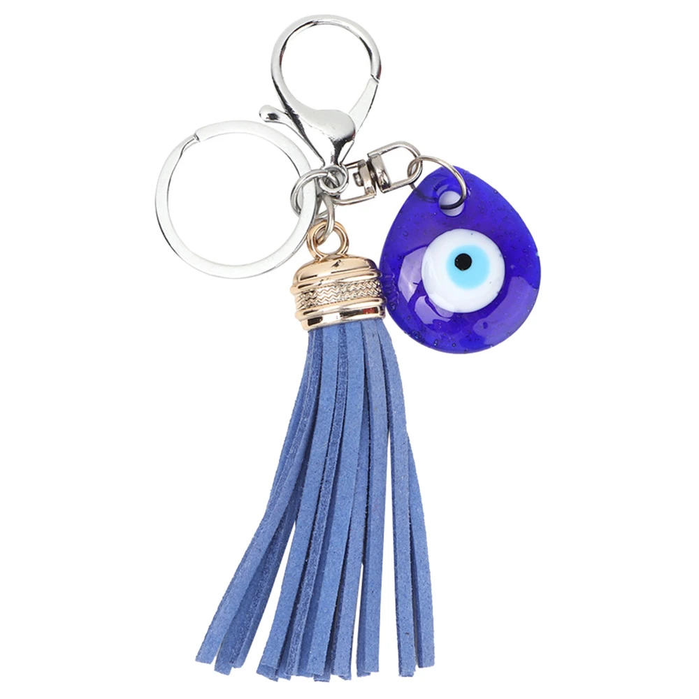 Blue Evil Eye Keychain Key Ring Home Decor Turkish Glass Amulet Charm Pendant Blessing Gift