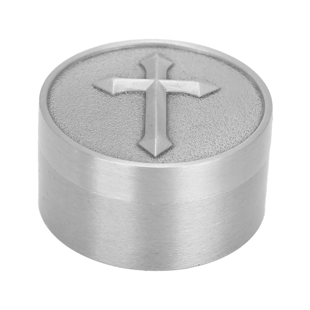 Vintage Alloy Jewelry Earring Gifts Storage Box Container with Cover Crafts DecorationCrucifix-Pattern