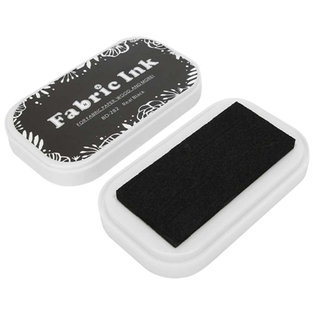 Restore Style Sponge Colored Ink Pad DIY Accessories for Rubber Stamp Paper ClothBD-282 Black