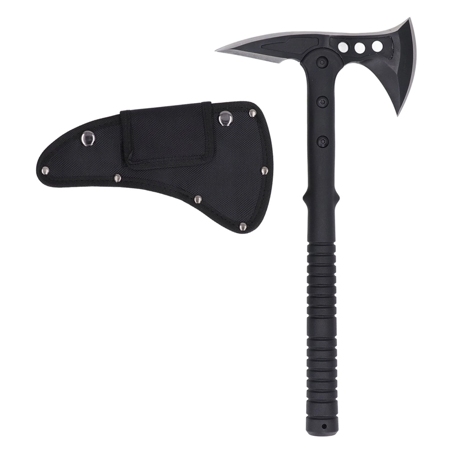 Camping Hatchet Hex Set Screws Steel Curved Blade Portable Outdoor Multifunctional Axe for Fire Engineers Outdoor