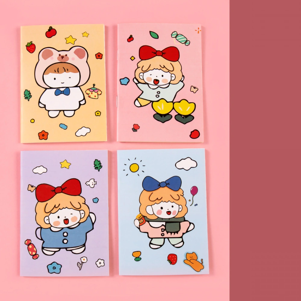 Cartoon Notebooks Full Water Pulp Grade A Paper Material 32 Pages Cute Notepads for Writing to Do ListsSweet