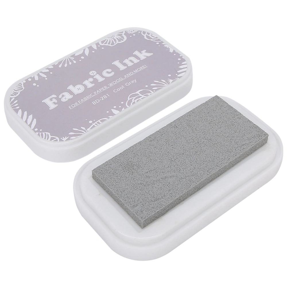 Restore Style Sponge Colored Ink Pad DIY Accessories for Rubber Stamp Paper ClothBD-281 Cold Gray