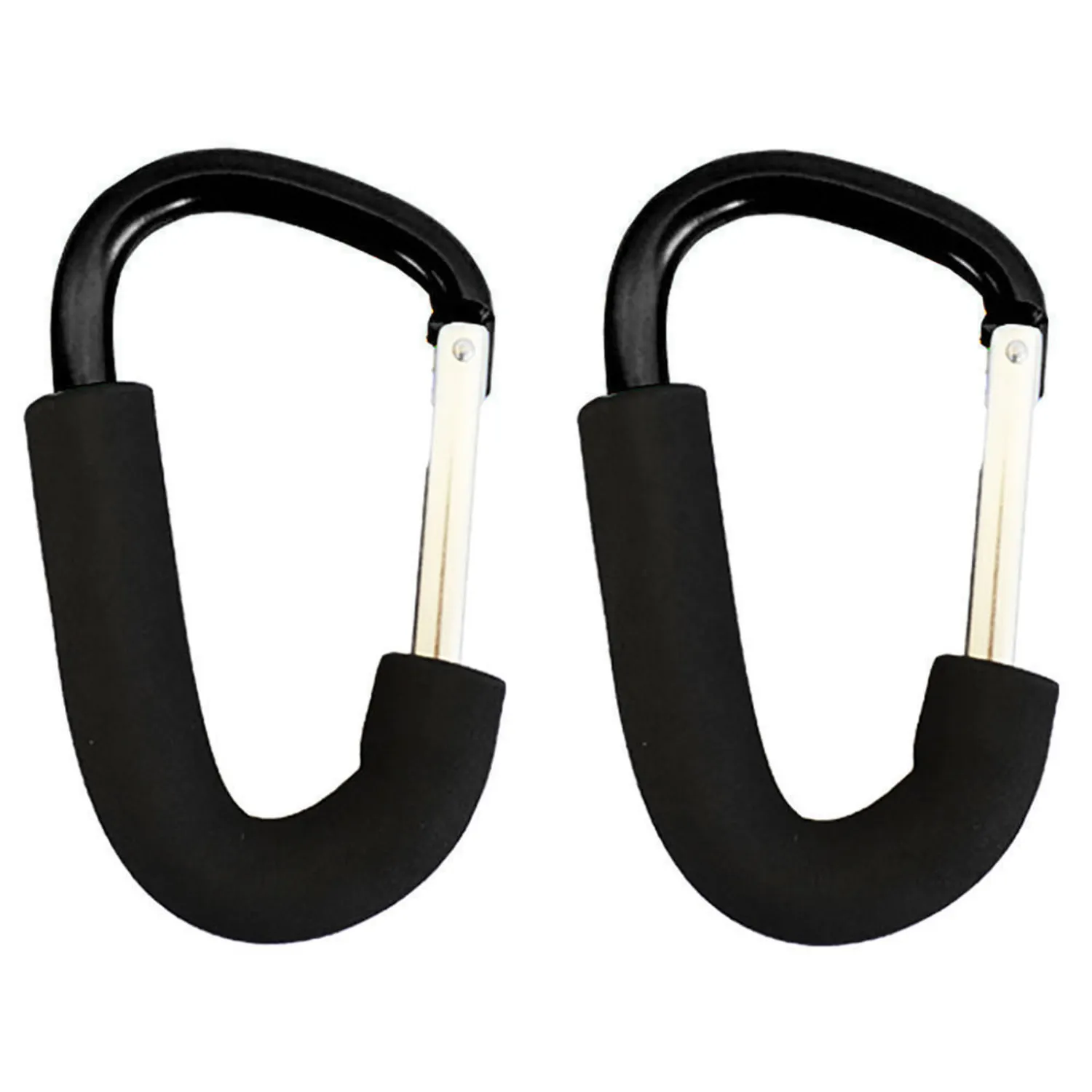 Useful Stroller Hooks Metal Buggy Clips Diaper Bags Carry Accessories