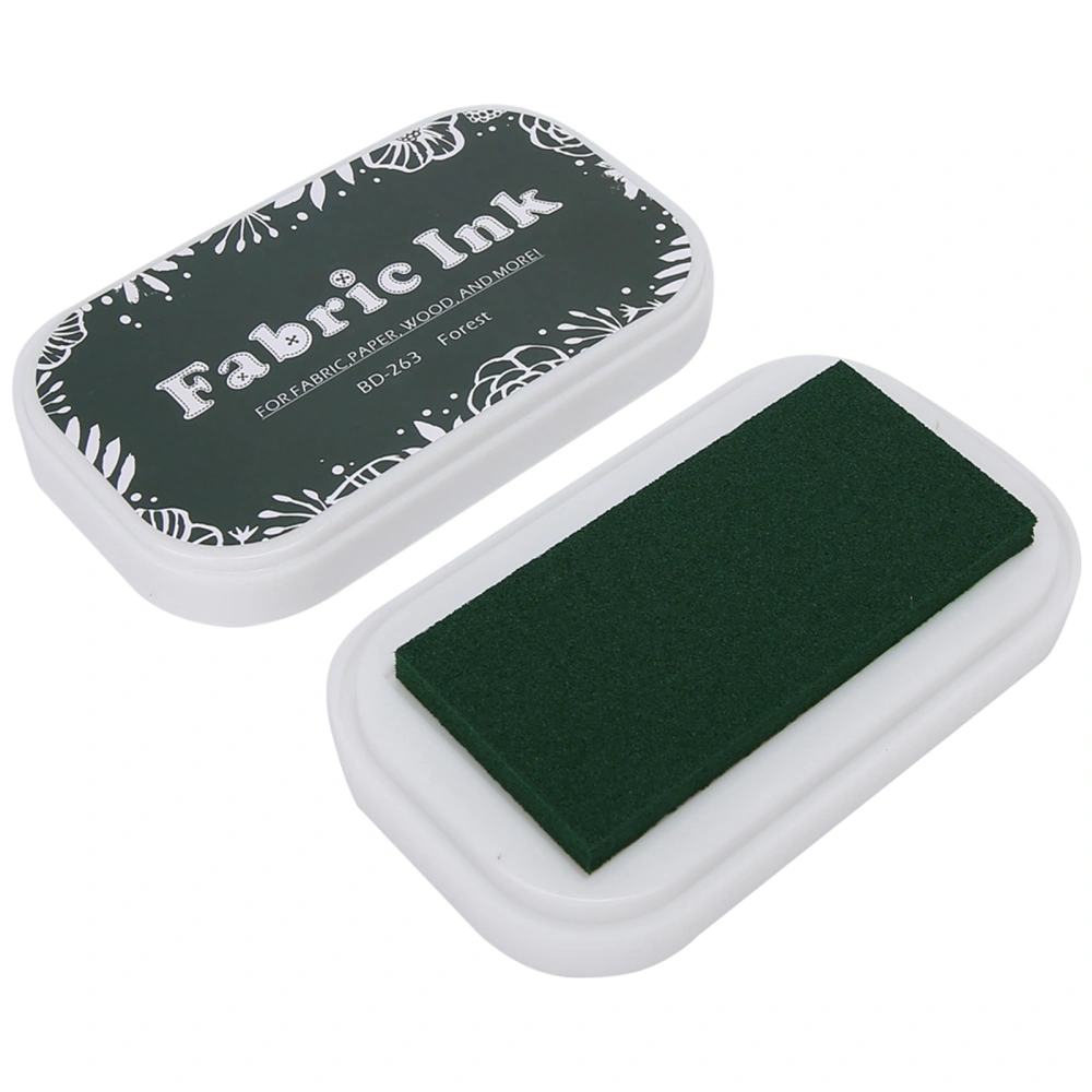 Restore Style Sponge Colored Ink Pad DIY Accessories for Rubber Stamp Paper ClothBD-263 Forest Green