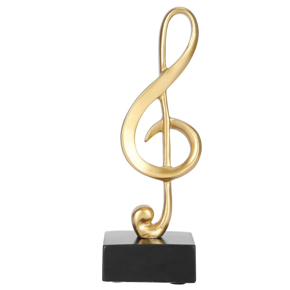 Music Note Statue Sculpture Figurine Symbol Ornaments Decoration for Home Office Desk