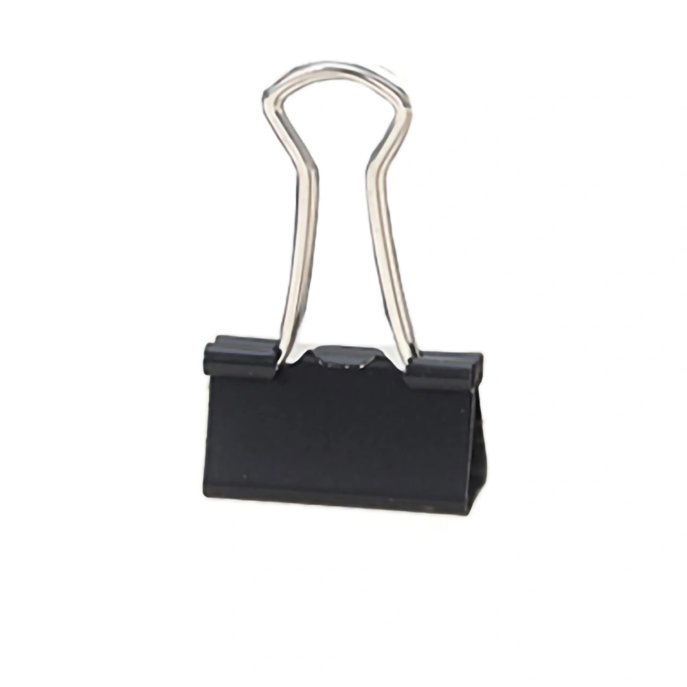 Bag Clips Wear Resistant Stainless Steel Iron Binder Clips for Food Clothes for Office Household School BlackBlack 51mm