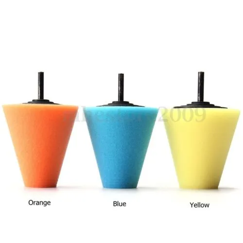 Car Wheel Hub Brush, Burnishing Buffing Pads Auto Polishing Foam Tool