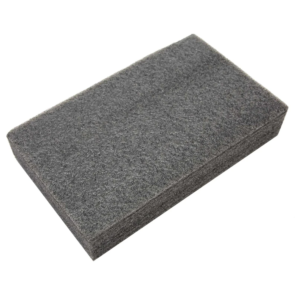 Needle Felting Foam Pad Black DoubleSided Use Square Sponge Mat Felt Base for Manual DIY Craft(250x150x52mm )