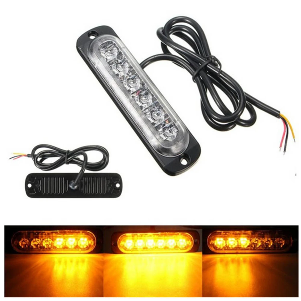 18W LED Light Bar, Emergency Fog Driving Daylight Lights, Head Lamp