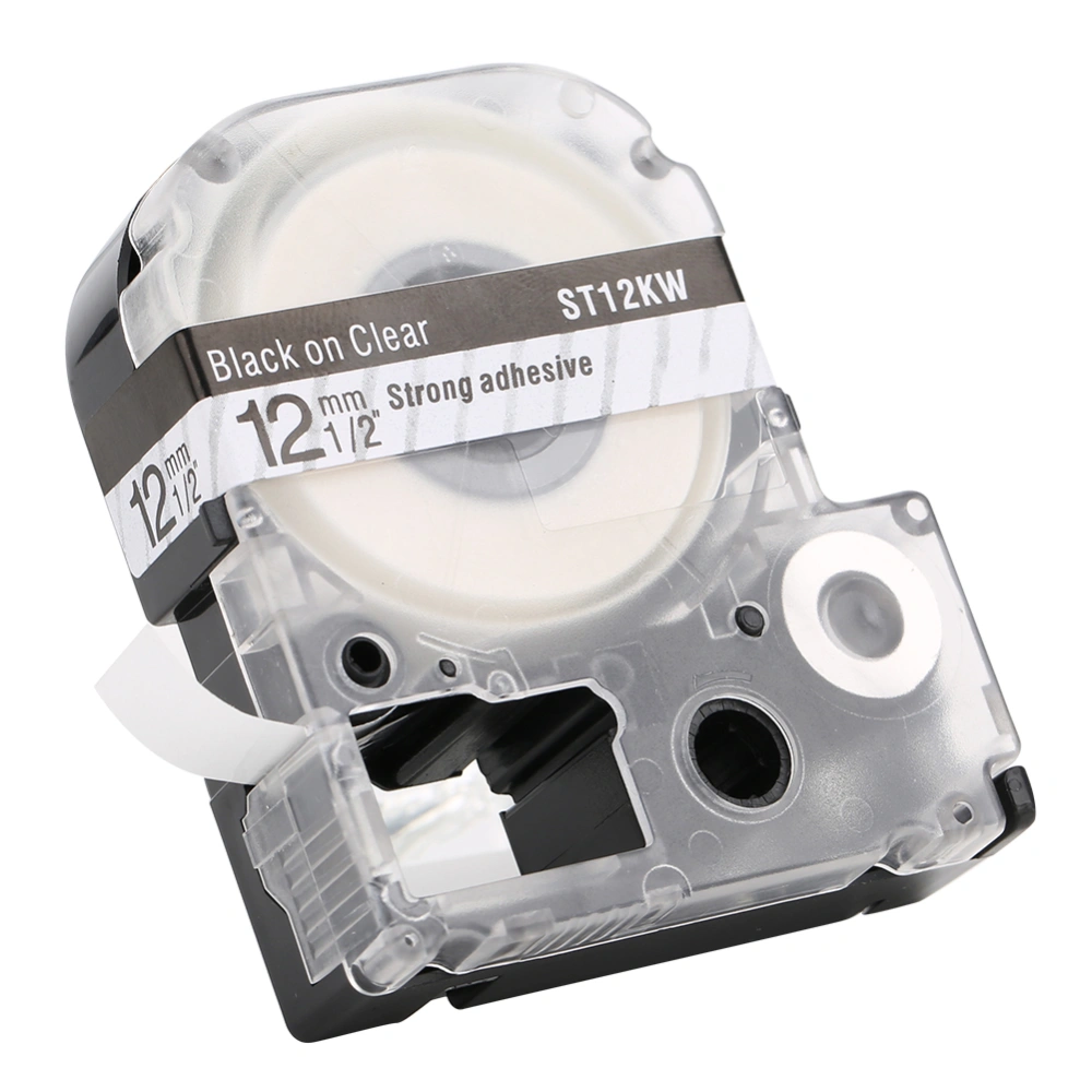 12mm Label Maker Laminated Tape Color Tape Fits for Epson LW Series Label Printer