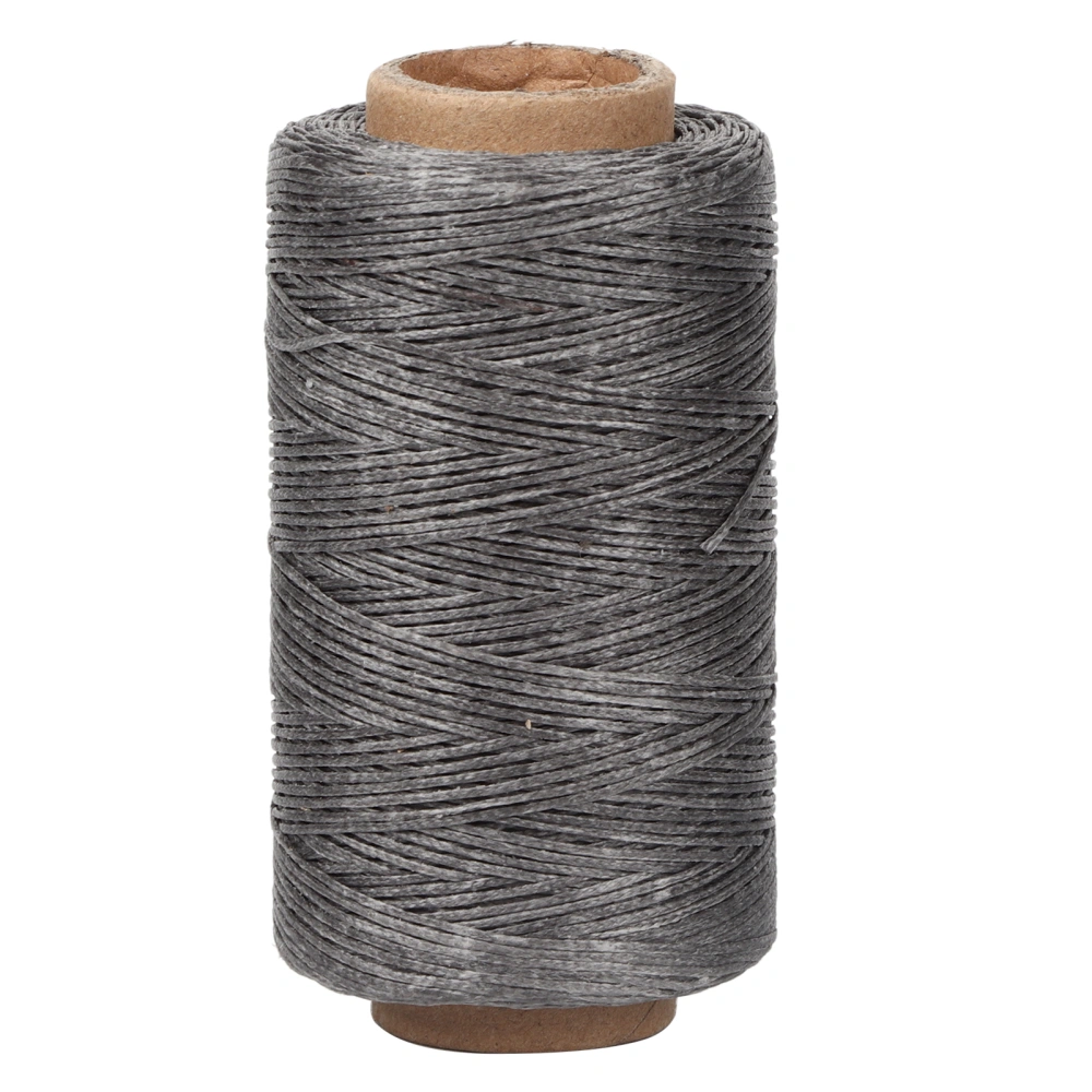 150D 820.2ft Waxed Thread Handmade Flat Sewing Stitching Cord Accessories for DIY Leather CraftDark Gray