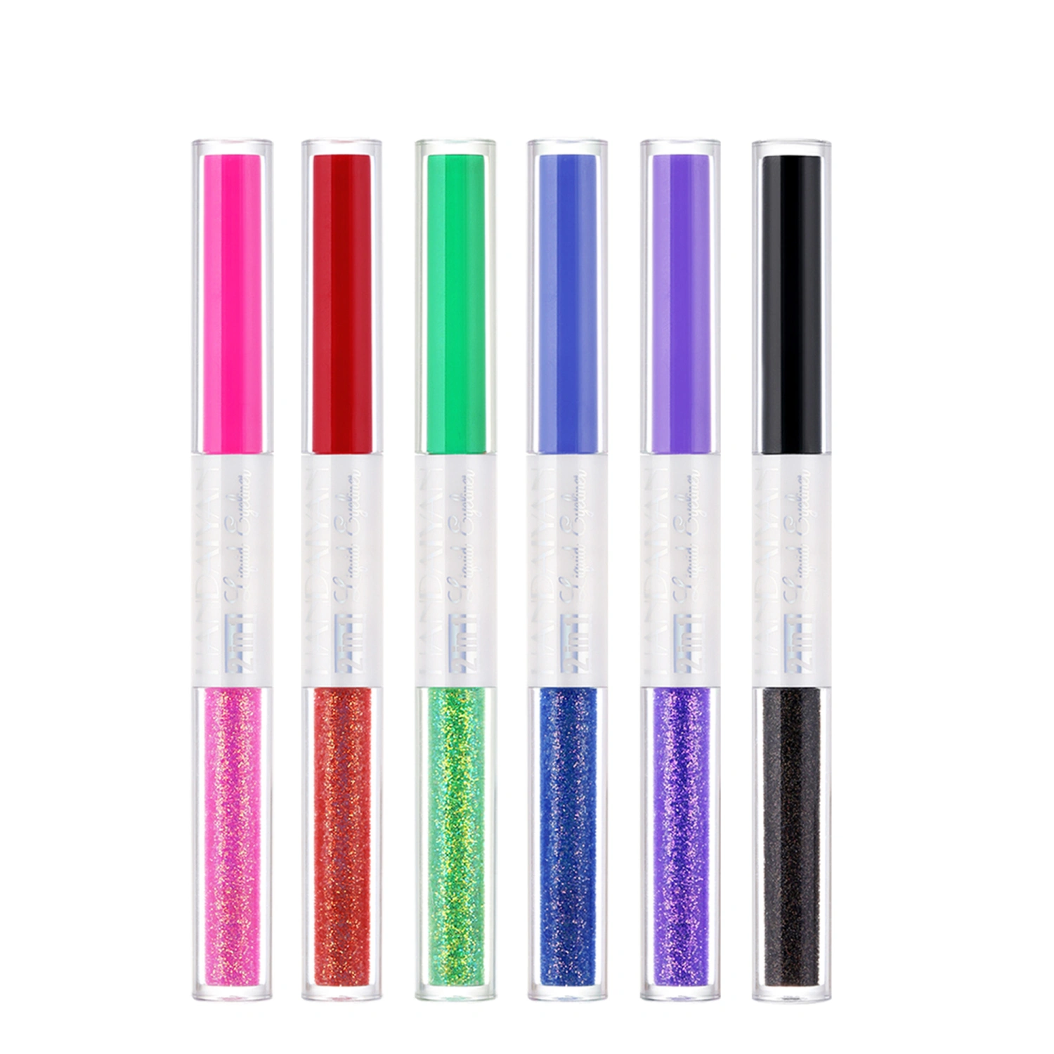 Colorful Double Ended Eyeliner Pen, 2-in-1 Quick Drying Eyeliners Waterproof Long Lasting, High-Pigmented Colorful Eyeliners Pen
