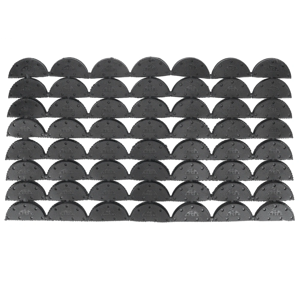 56Pcs Wearable Anti Slip Rubber Heel Savers Toe Plates Tap Shoe Repairing Accessories