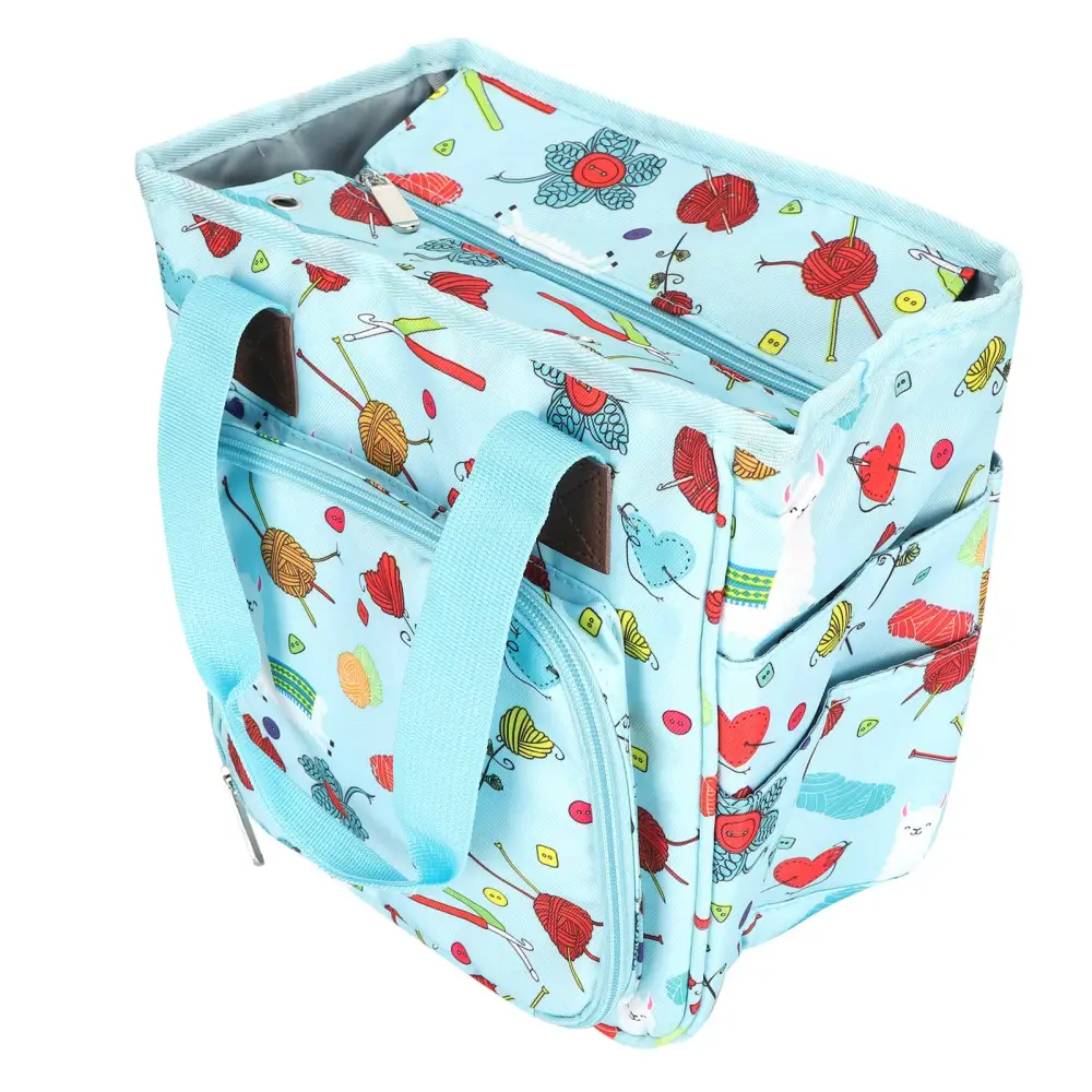 Storage Bag Multifunctional Oxford Cloth Cylindrical Woolen Sundries Organizer PacketLittle Sheep