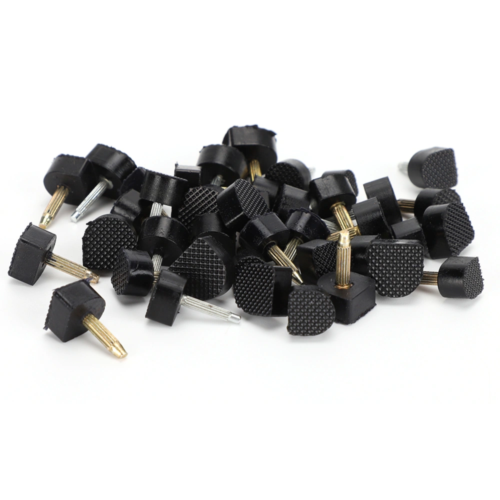 40Pcs High Heel Tip Cap Replacement Repair Wear Resistant Anti-Skid Mute Shoe Accessories