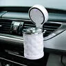 Portable Car LED Ashtray with Lid Cup Round Soot Rubbish Storage Holder