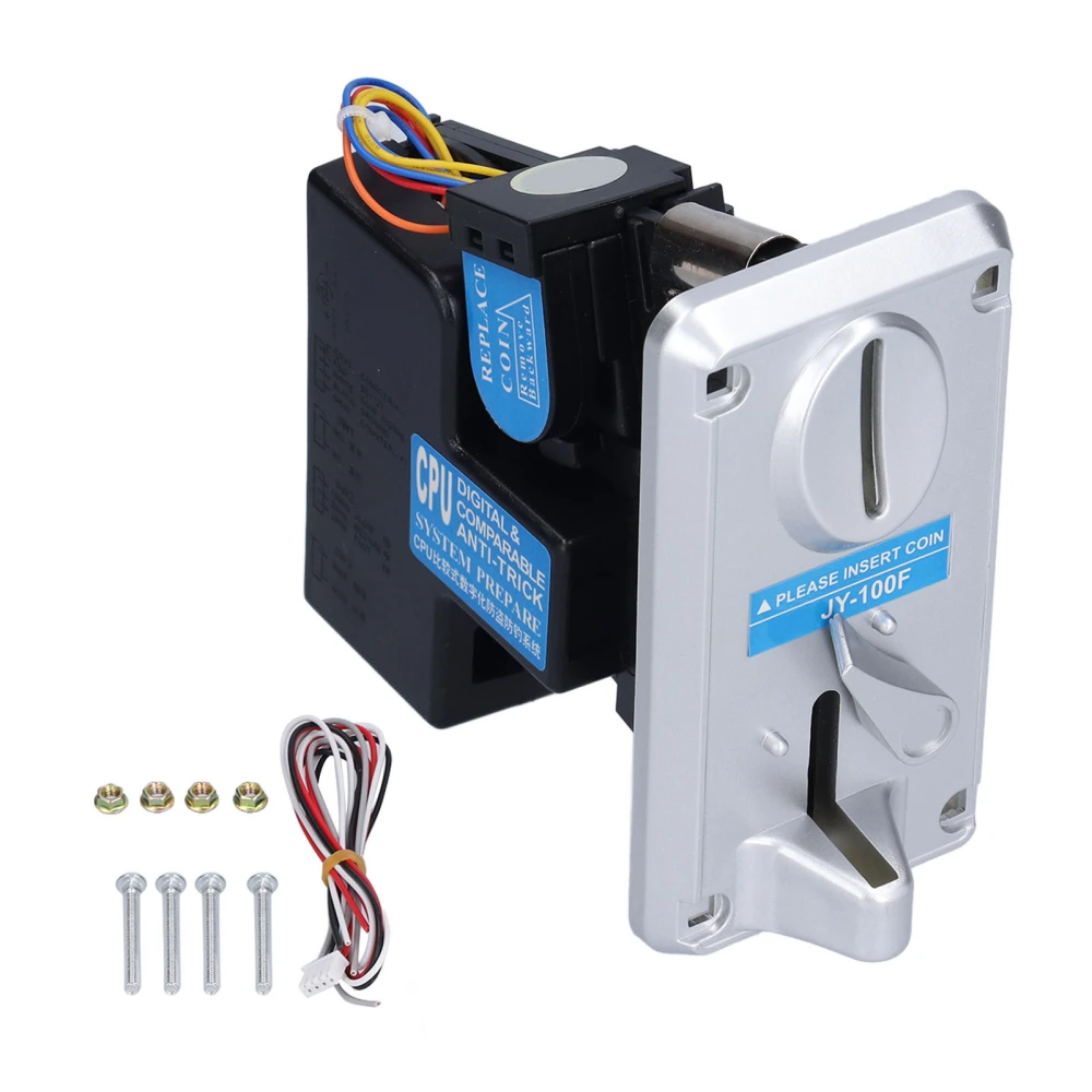 Coin Acceptor Supports 6 Different Currencies Multi Signal Output Coin Selector for Arcade Game Machines