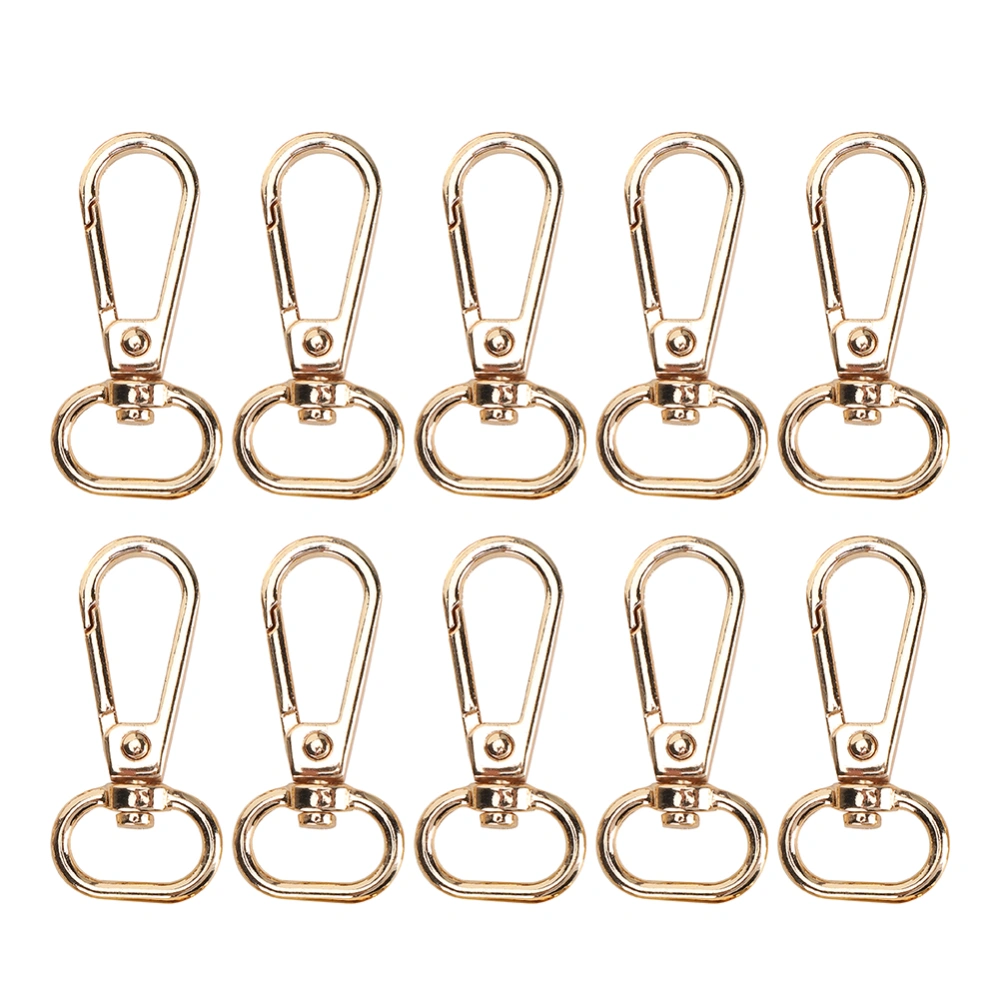 10pcs Key Chain Bag Strap Buckles 13mm Lobster Clasp Collar Carabiner Hooks DIY Accessory