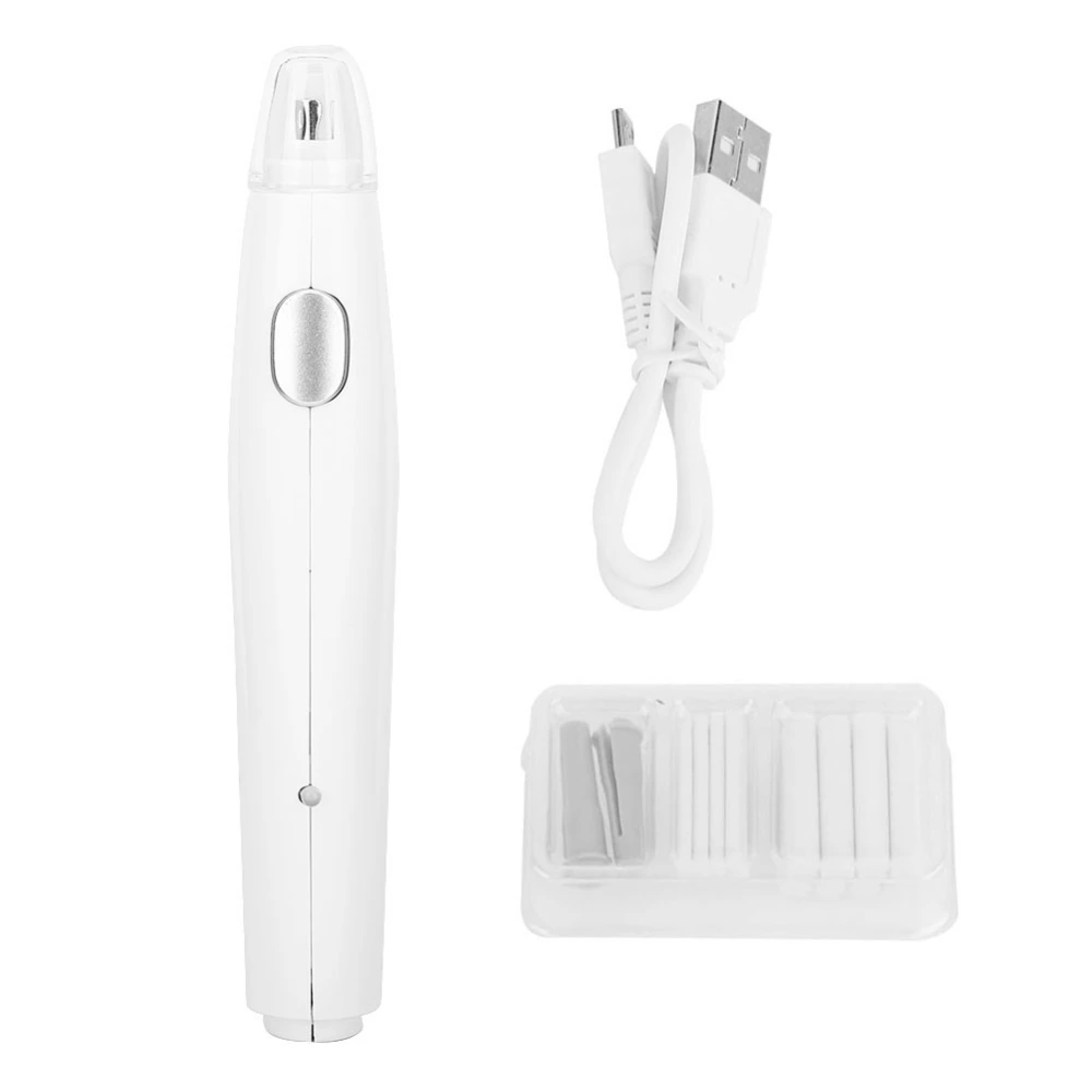 Handy Electric USB Charging Refillable Eraser with 16 Replacement Refills (White)