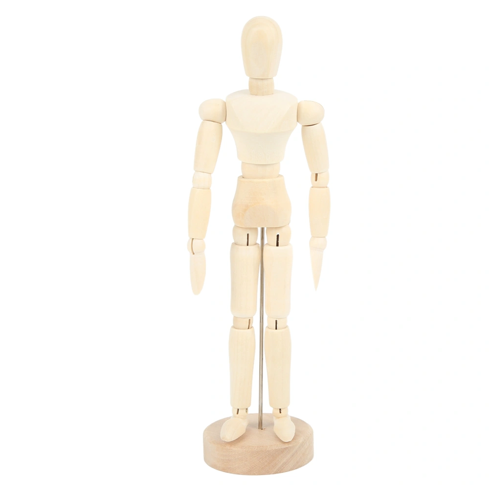 8in Wooden Mannequin Body Proportion Drawing Mannequin 14 Rotatable Joint Various Shapes Art Mannequin for Artist Kids