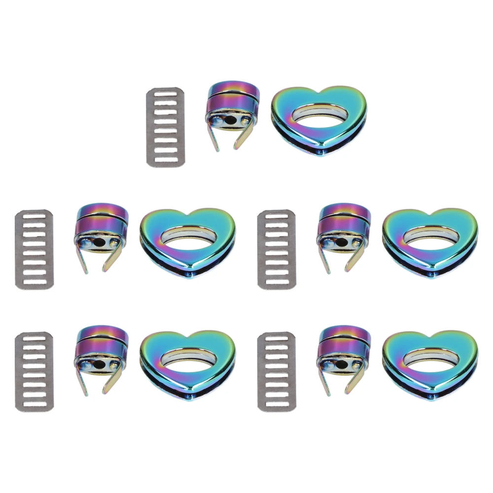 Twist Lock Colorful Classic Heart Shape Design Hardware Lock Buckle for DIY Wallets Bags Handbags