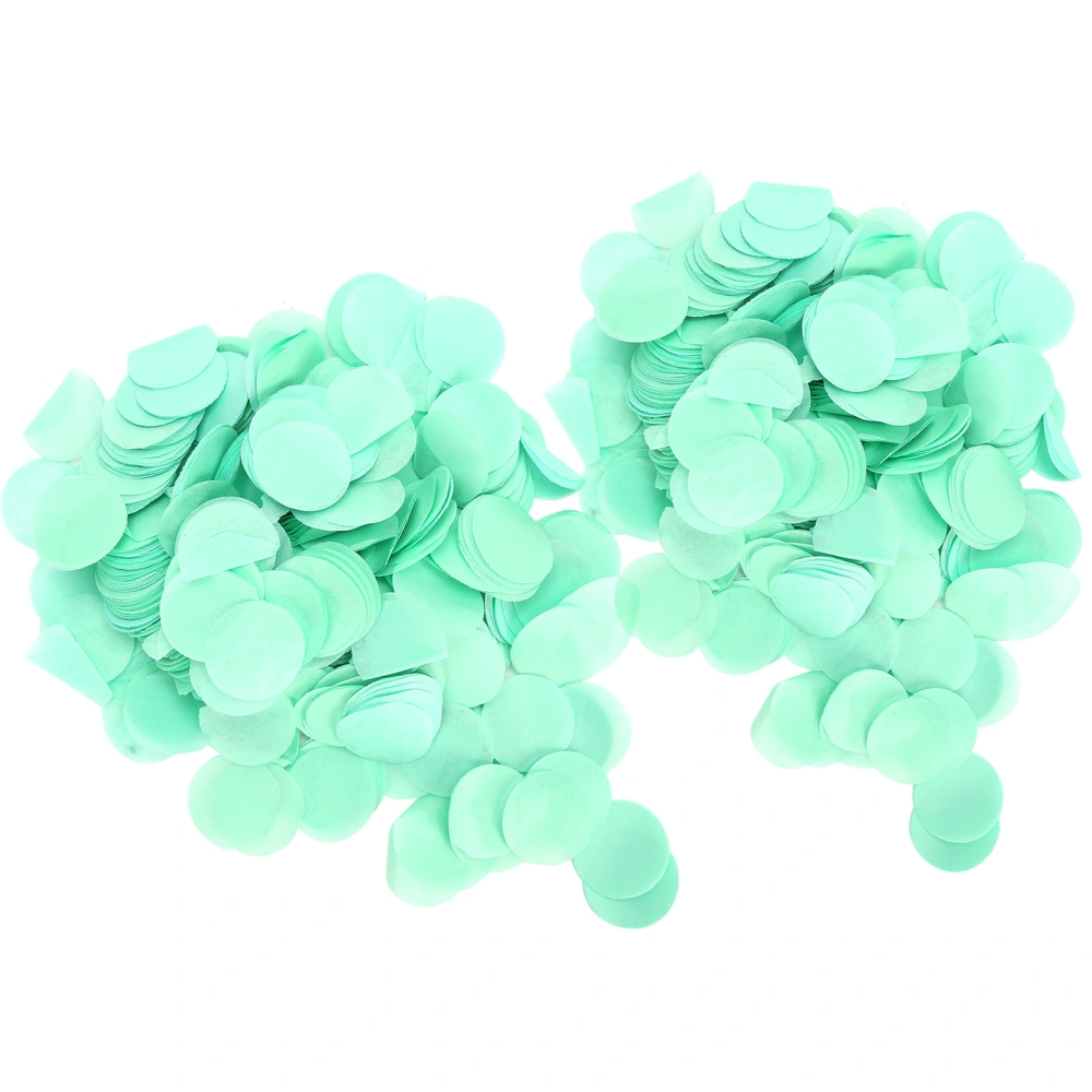 2Bag Round Paper Confetti 2.5cm Birthday Party Festival Wedding Decoration SuppliesGreen