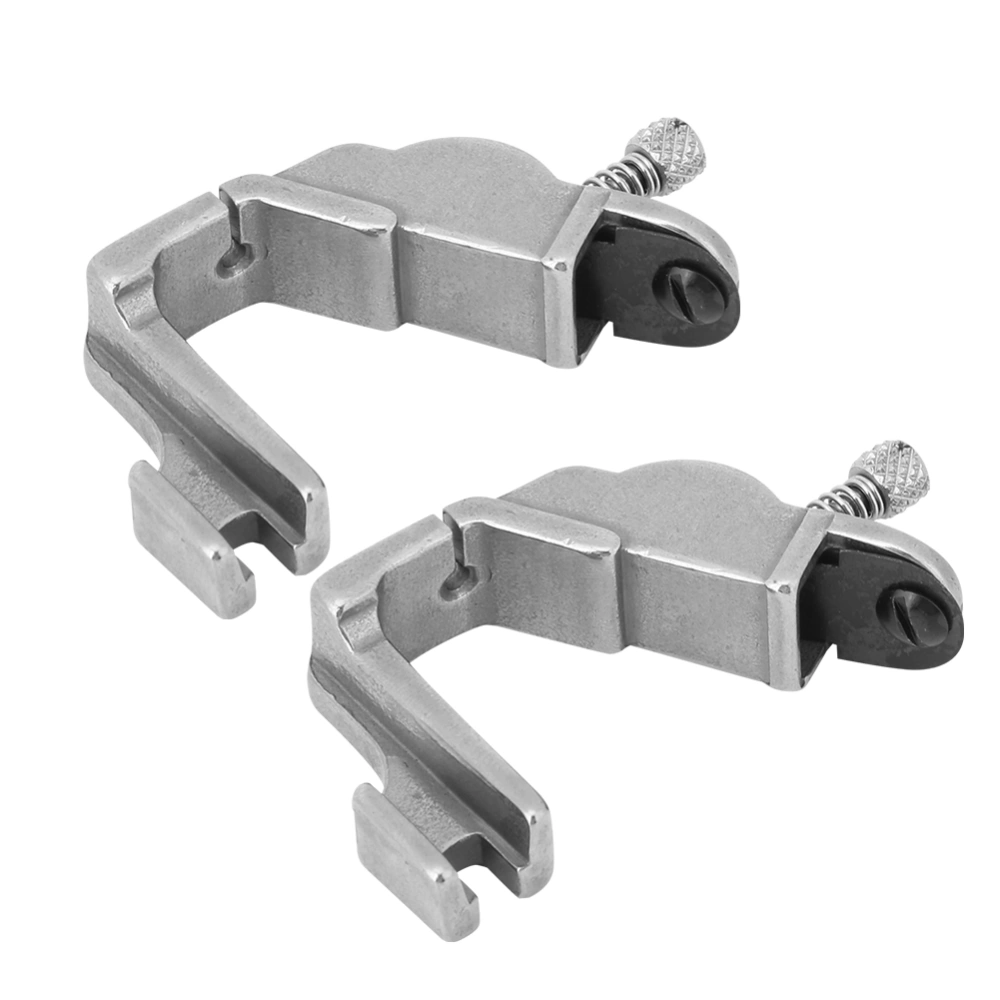 2 Pcs Elastic Presser Foot Sewing Machine All Metal S537 Presser Foot Accessory (3/8)