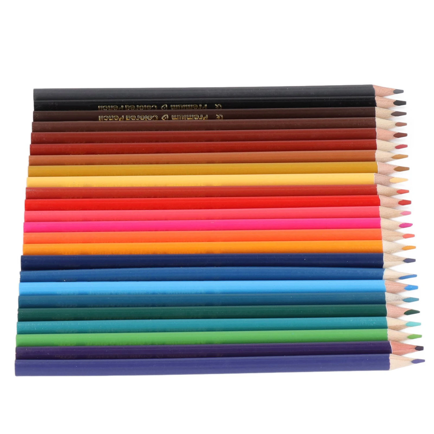 24Pcs Colored Pencils Rich Vibrant Colors Smoothly Coloring Widely Used Sketch Pencils for Coloring Sketching Painting