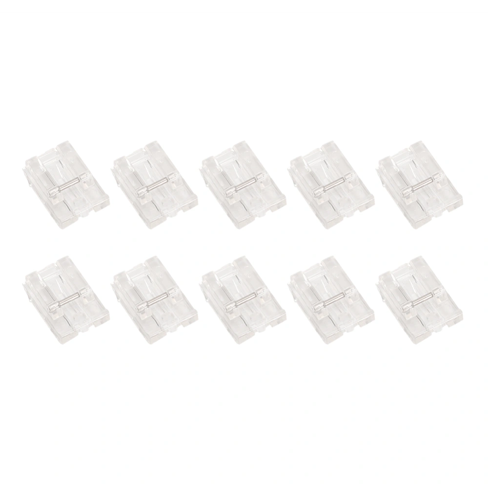 10Pcs Invisible Zipper Presser Foot Plastic Multifunction Sewing Machine Accessories