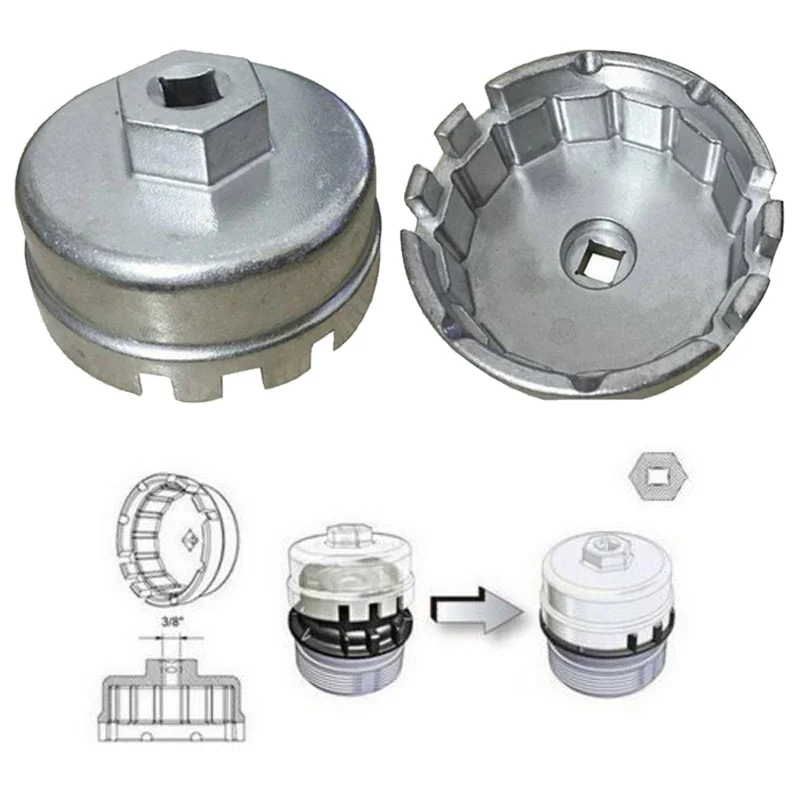 Oil Filter Cap Wrench Housing Tool Remover for Toyota Prius Corolla