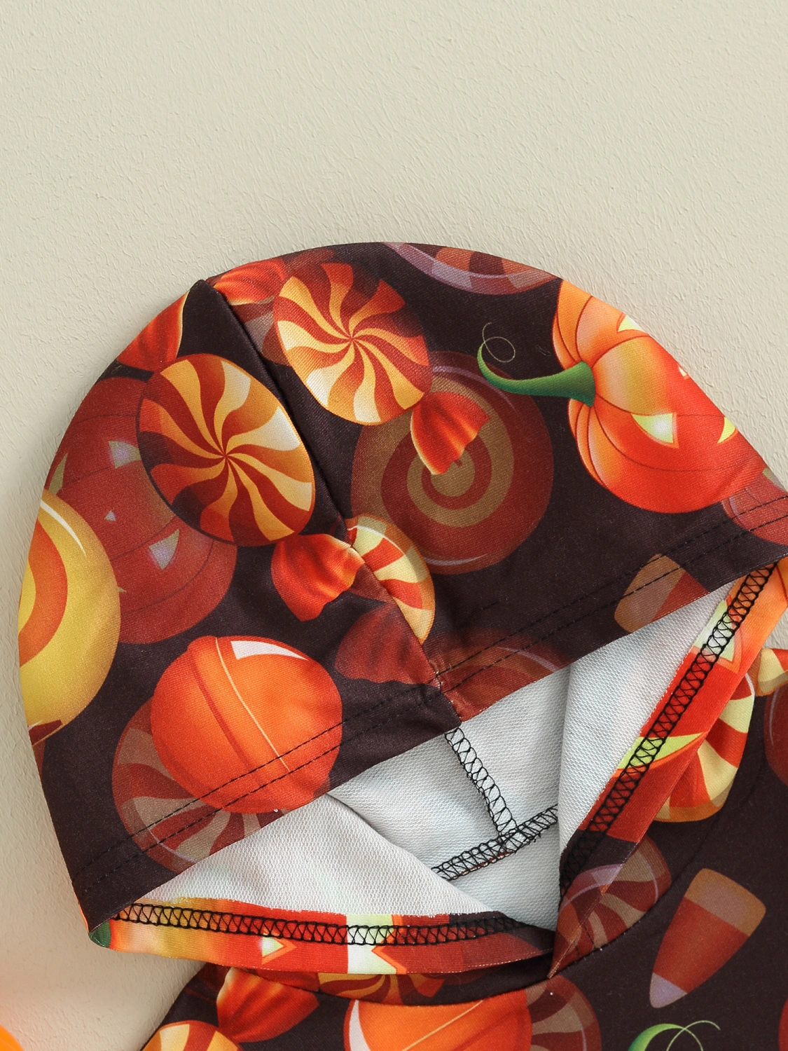 Toddler Boys Girls Hoodies Halloween Clothes Pumpkin Print Sweatshirts