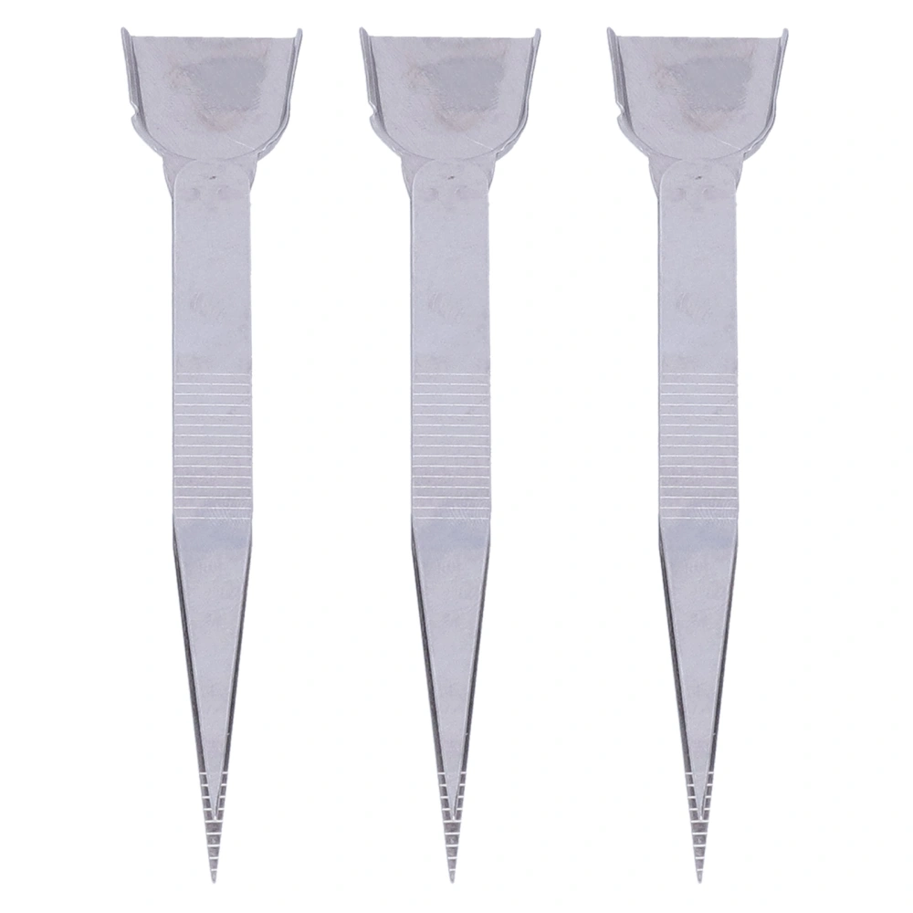 3Pcs Jewelry Tweezer Stainless Steel Nonslip Grip High Durability Convenient Craft Tweezers