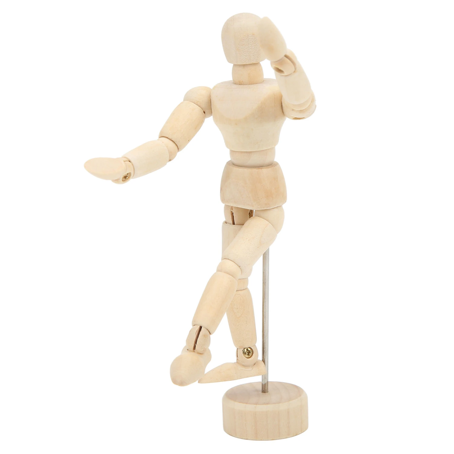 Wooden Mannequin 14 Rotatable Joint Drawing Mannequin Human Body Proportions Portable Art Mannequin for Artist For Sketching 4.5in(11.4cm)