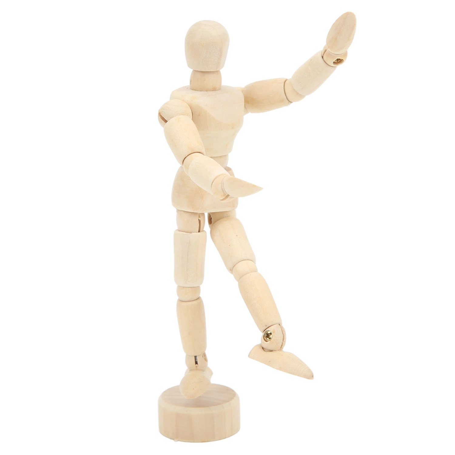 Wooden Mannequin 14 Rotatable Joint Drawing Mannequin Human Body Proportions Portable Art Mannequin for Artist For Sketching 4.5in(11.4cm)