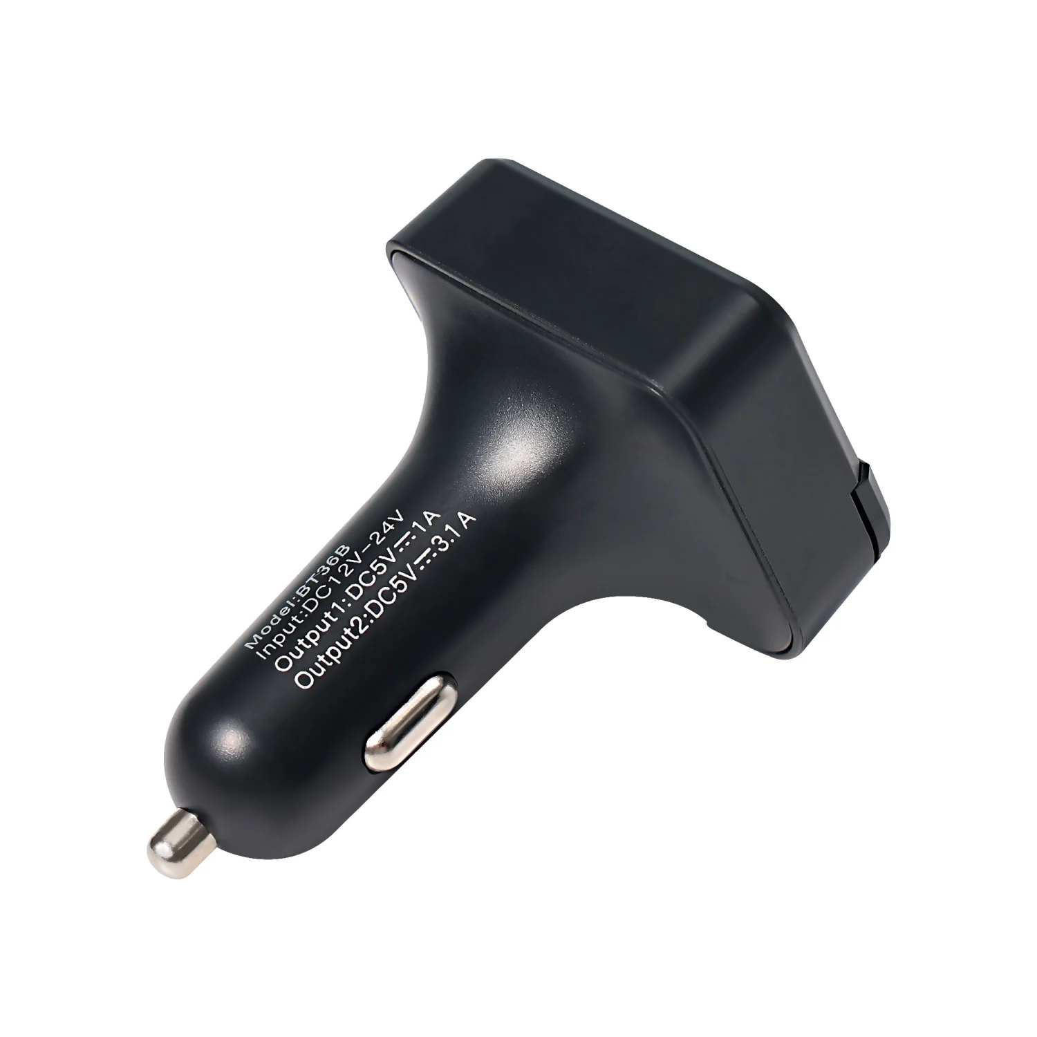 Wireless FM Transmitter Dual USB Car Adapter Hands-free Call MP3 Player