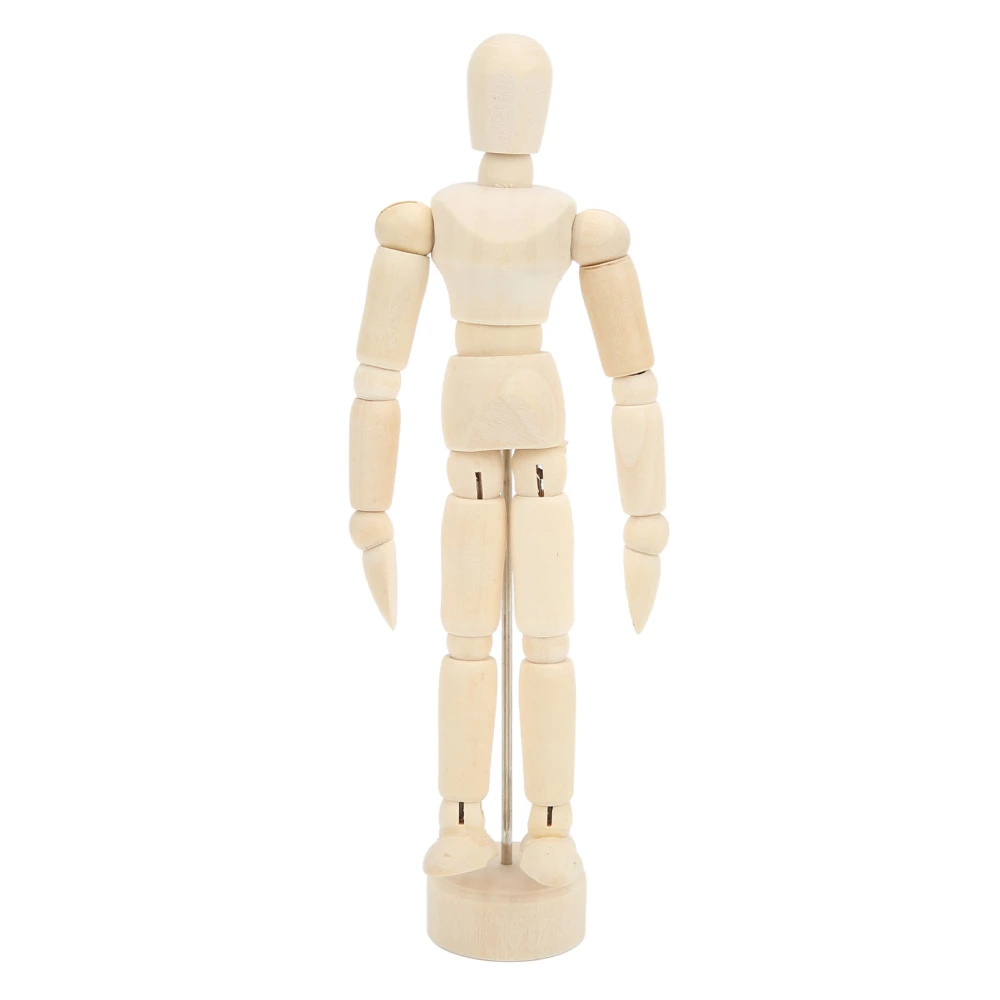 Wooden Mannequin 14 Rotatable Joint Drawing Mannequin Human Body Proportions Portable Art Mannequin for Artist For Sketching 5.5in(14cm)