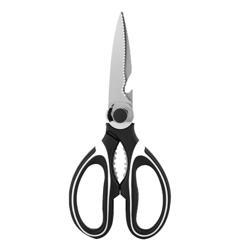 Multifunctional Shear Stainless Steel Scissor for Kitchen Cloth Walnut