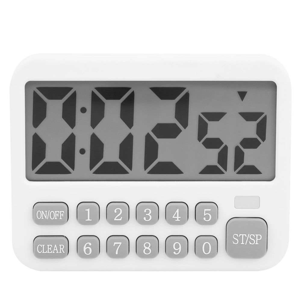 Electronic Timer Time Reminder Kitchen Tool Large Screen Electronic Movement for Students