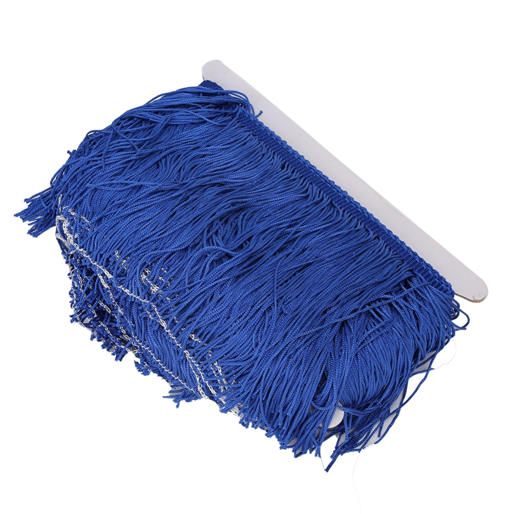 Tassels Fringe Lace Latin Dress Stage Clothing Shoes Craft Curtain DIY Accessories 14cm / 5.5inRoyalblue