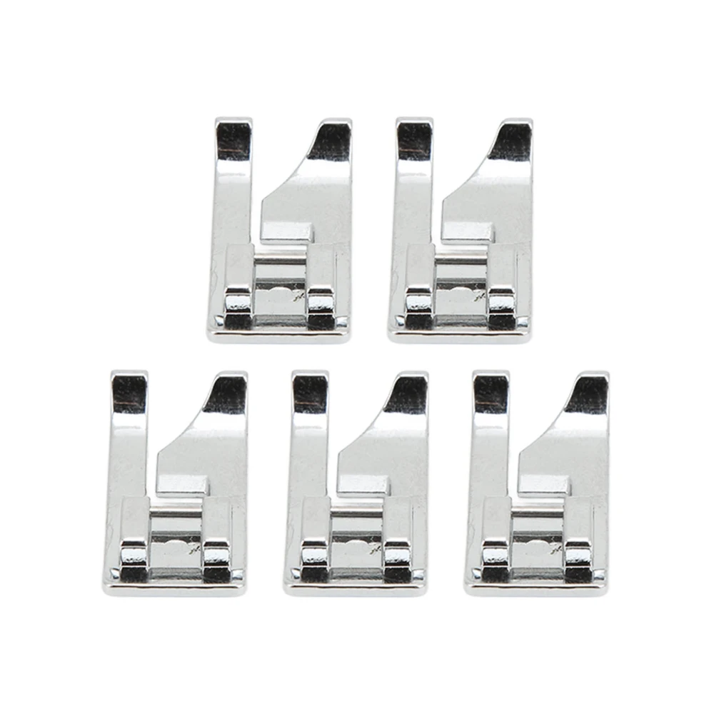 5PCS Sewing Foot Multifunction No Screwdriver Needed Stainless Steel Sewing Machine Presser Foot