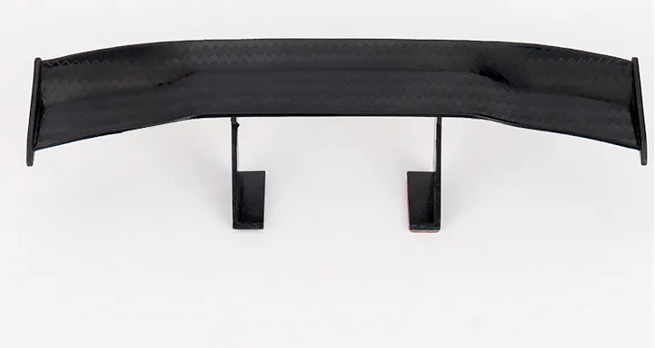 6.7 Inch Universal Mini Carbon Fiber Pattern Solid Color Auto Exterior Tail Wing