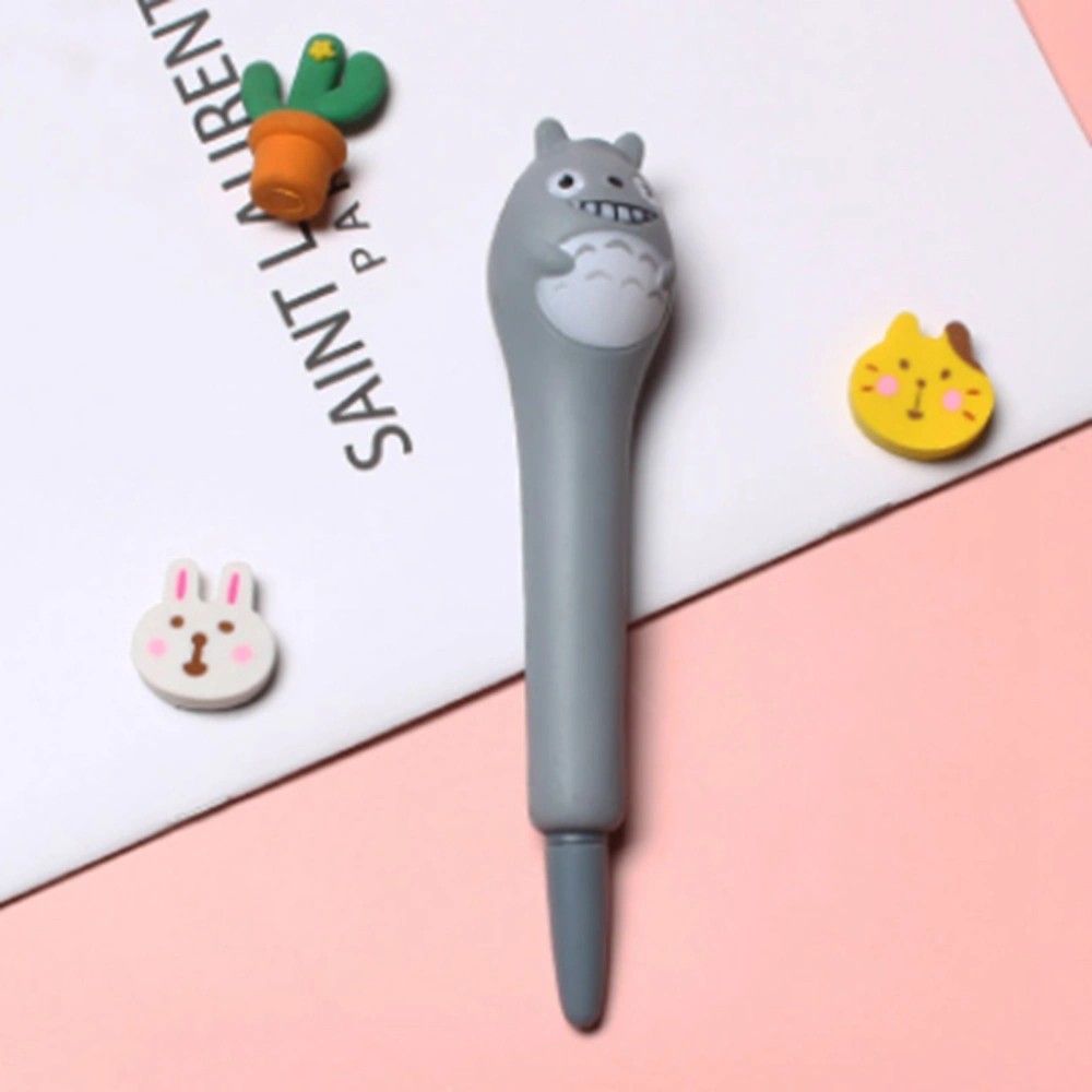 Squishy Pens Cute Soft Relieve Stress Smoother Writing Kawaii Gel Ink Pen for Holiday Gifts School SuppliesMy Neighbor Totoro