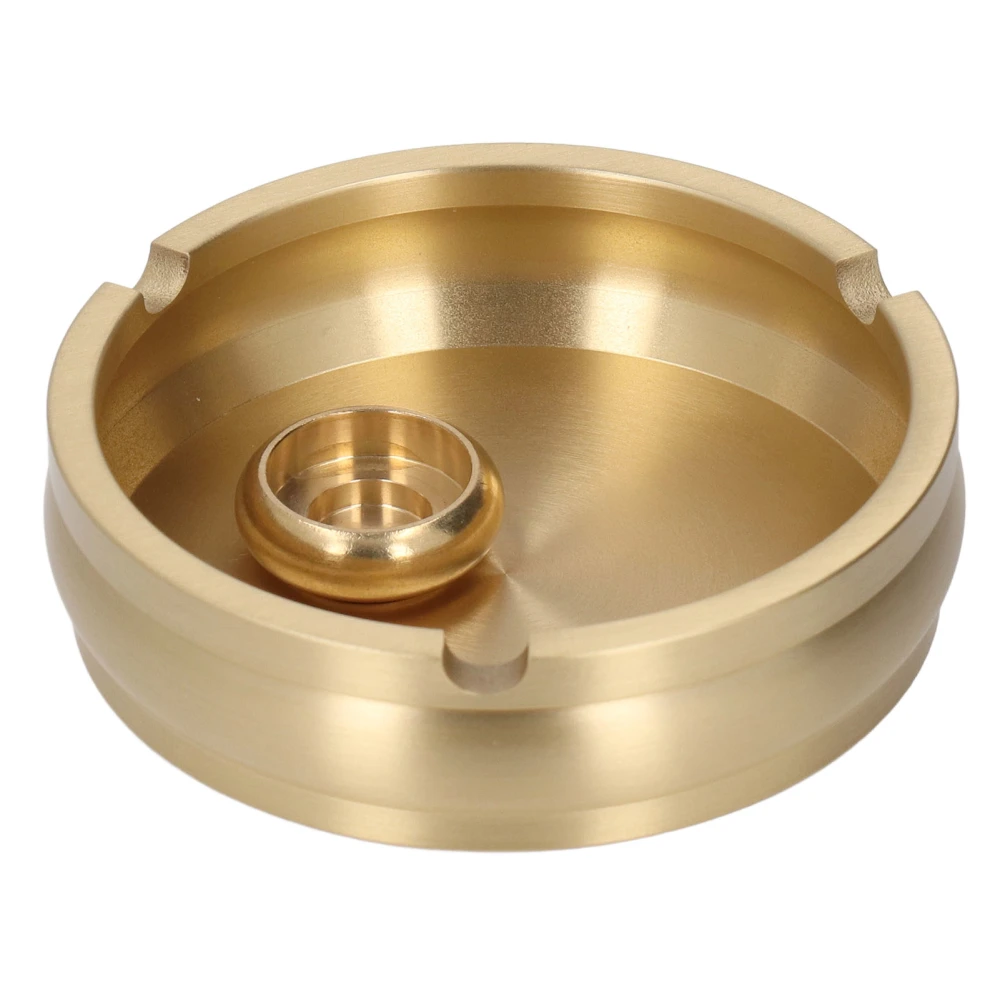 Brass Ashtray Handcrafted Modern Stylish Style Easy Cleaning Portable Decorative Ashtray for Home Office Outdoor