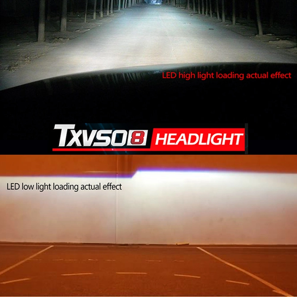 80W Super Bright LED Headlights, IP68 Waterproof Universal Car Light