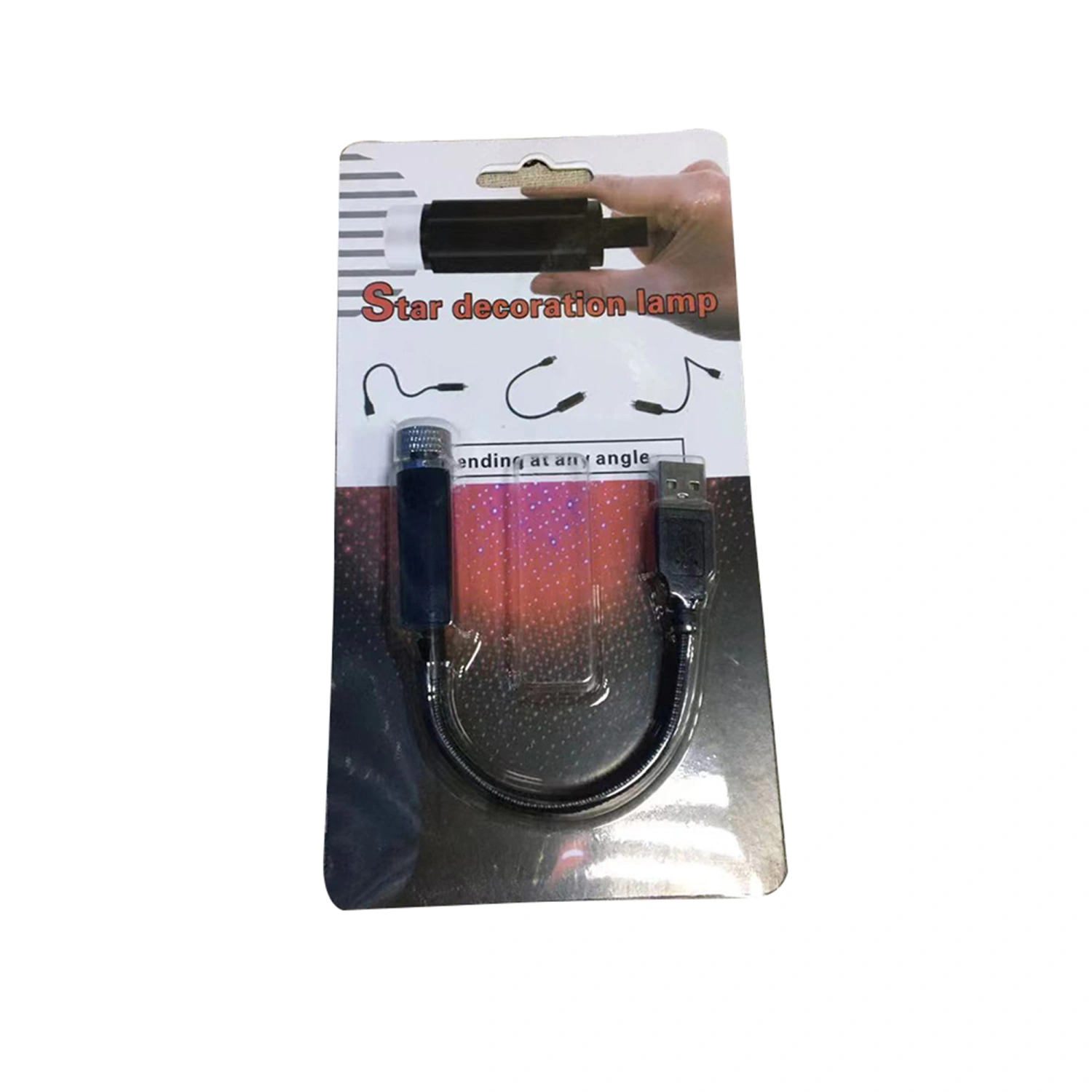 Car Interior Lighting Romantic Star Atmosphere USB Night Light