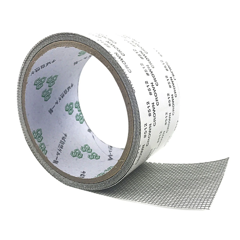 Net Repair Tape Strong Breathable Fiberglass Cloth Mesh Screen Repair Tape Patch for Windows Doors Tent Net Gray