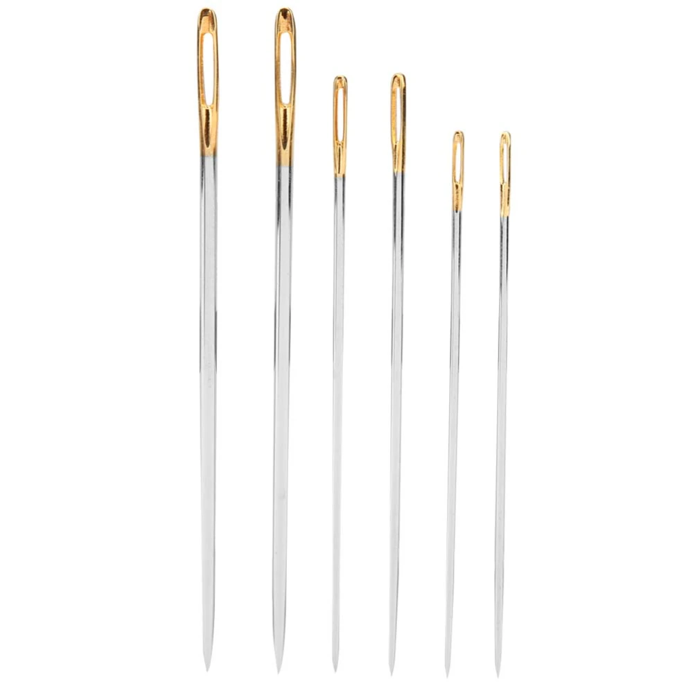 6pcs 5.7/6.2/6.9cm Hand Sewing Needle Set Household Repair Clothes Hand Knit Needle Kit