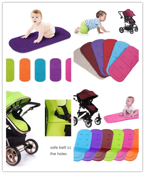 Washable Soft Stroller Pushchair Car Seat Pushchair Car Pram Liner Pad