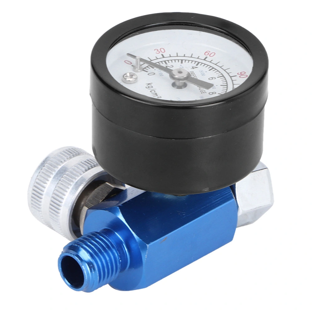 Air Pressure Regulator Gauge Aluminium Alloy Adjustable Spray Gun Air Tool G1/4